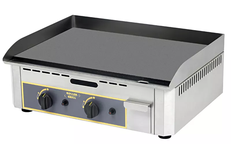 صاج غاز احترافي بلوح فولاذي منزوع الكربون مع منطقتي طهي – موديل PSR 600 G | Roller Grill