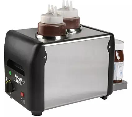 Roller Grill DOUBLE CHOCOLATE OR SAUCE BUILT-IN WARMER 2 x 1 LITER REF: WI/2