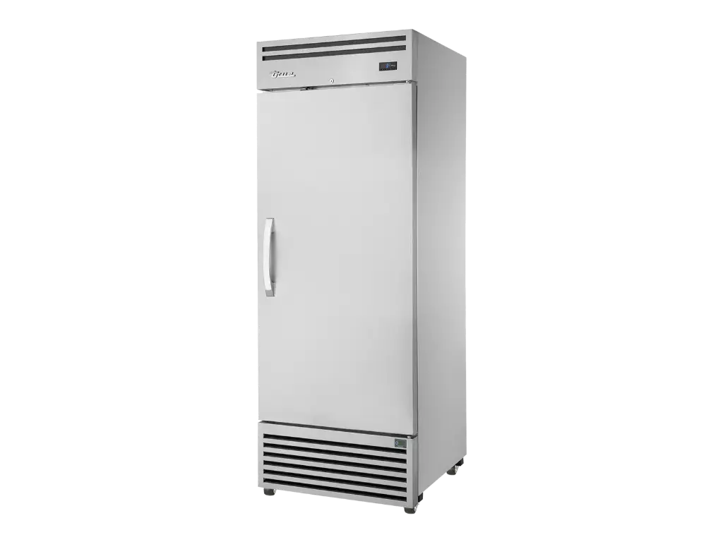ثلاجة طعام عمودية True TGN-1R-1S 2/1 GN بباب مفصلي صلب كامل