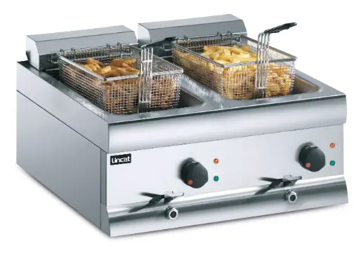 [DF612] Lincat DF612 - Silverlink Electric Counter-top Twin Tank Fryer – 2 Baskets